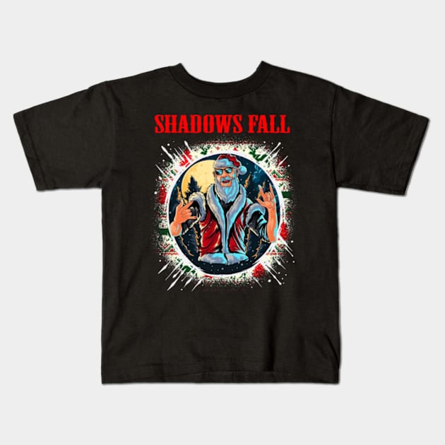 SHADOWS FALL BAND XMAS Kids T-Shirt by a.rialrizal